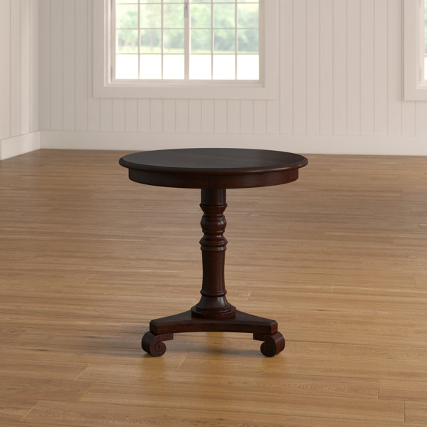 Winston Porter Shipe Pedestal End Table & Reviews Wayfair